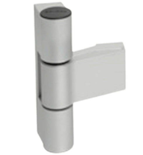 Chrome bathroom faucet on a white background